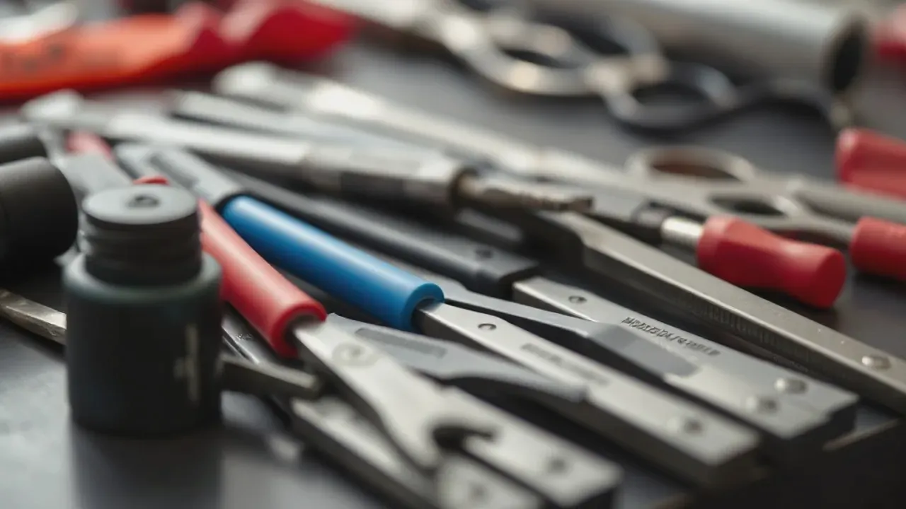 Tools and site markers used in Salford and MediaCityUK hairdressing